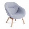 Butaca AAL 83 tapizado Soft de Hay para interiores, estilo nórdico y asiento tapizado.