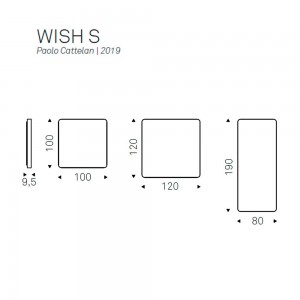 Espejo Wish S de Cattelan Italia. Espejo con marco de acero. Espejos modernos.