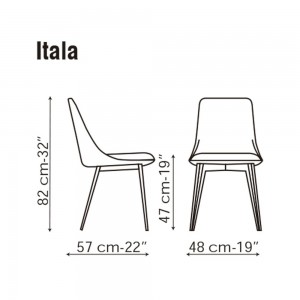 Silla Itala de Bonaldo. Sillas modernas y elegantes. Mobiliario de diseño.