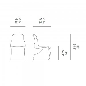 Silla Him de Casamania. Sillas modernas de diseño. Muebles italianos.