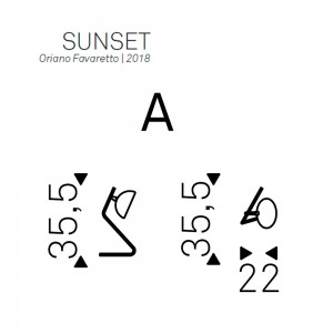 Lámpara sobremesa Sunset de Cattelan Italia. Lámpara de latón. Lámparas modernas.