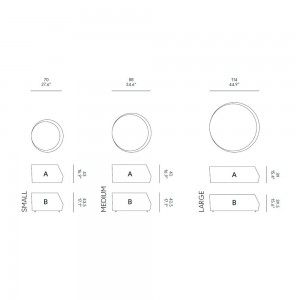 Pouf Giro del fabricante Casamania. Sillas y pouf modernos de diseño.