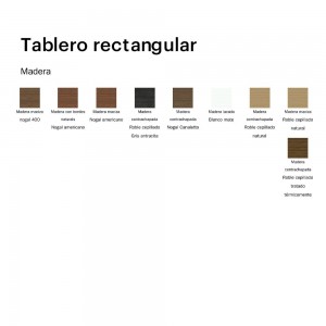 Mesa AX fija madera de Bonaldo. Mesa de madera de calidad italiana.