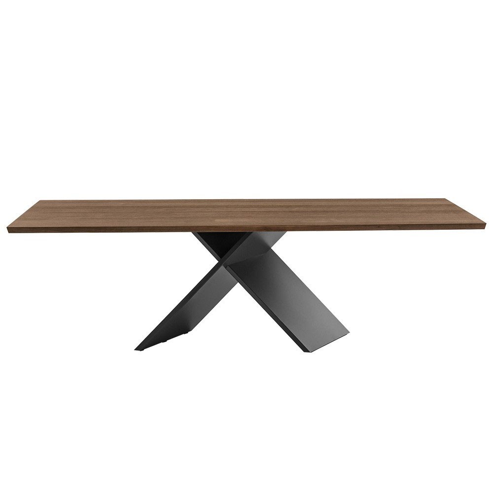 Mesa AX fija madera de Bonaldo. Mesa de madera de calidad italiana.