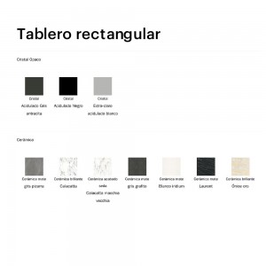 Mesa AX fija cerámica Bonaldo