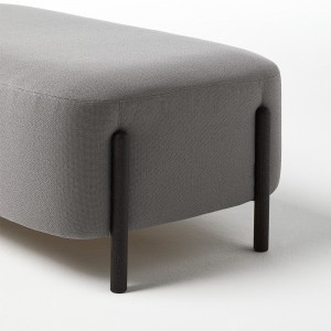 Puff RC Wood Blasco&Vila. Puff de diseño moderno para salón. Colección RC Wood.