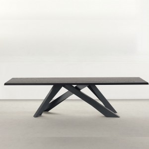 Mesa Big Table fija madera de Bonaldo. Mobiliario de diseño italiano.