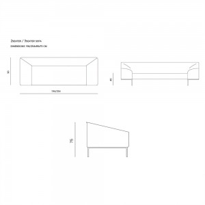 Sofá Seam de Prostoria. Sofas diseño en Muebles Lluesma.