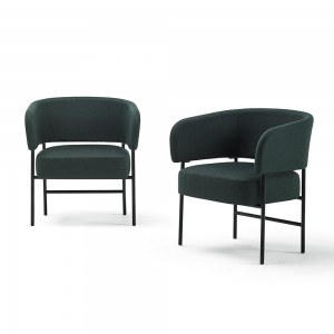 Butaca moderna Easy Chair de modelo RC con patas metalicas de Blasco&Vila.
