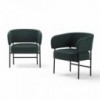 Butaca moderna Easy Chair de modelo RC con patas metalicas de Blasco&Vila.