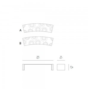Banco Ripples Like a River de Horm. Sillas, taburetes y bancos de diseño.