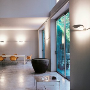 Mesmeri halo de Artemide. Diseño creativo y elegante en lámparas de salón.