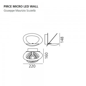 Pirce micro Led wall. Tienda online de lámparas de diseño original.