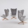 Trifidae lounge chair de Prostoria. Butaca reclinable salón.