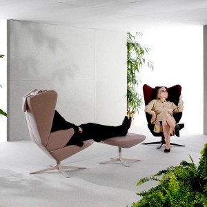 Trifidae lounge chair de Prostoria. Butaca reclinable salón.