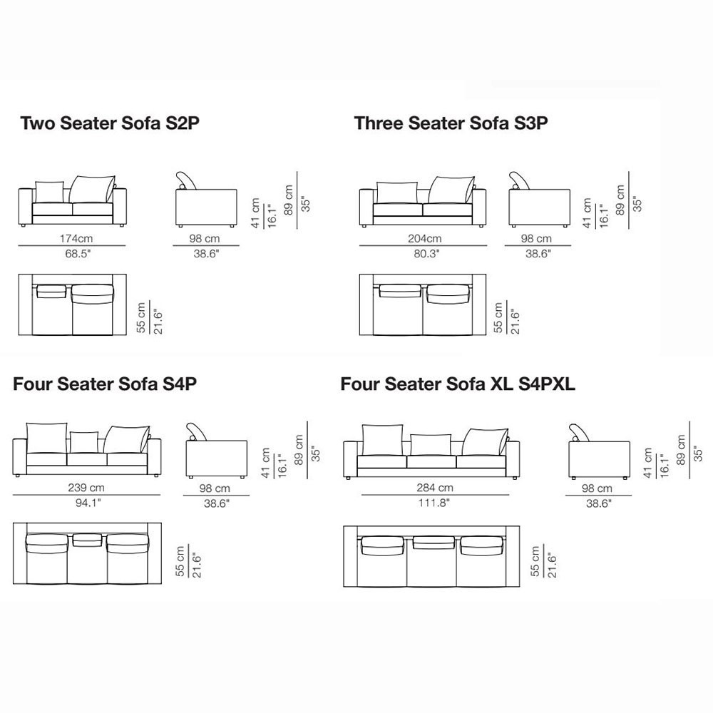Sofá moderno Loft diseño dePerobell