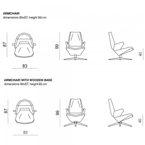 Trifidae armchair de Prostoria. Sofas cama diseño.