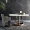 Mesa Greeny redonda de Bonaldo. Diseño italiano ideal para salones.