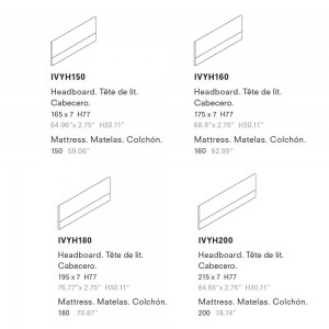 Cabecero Ivy Joquer. Cabeceros cómodos de diseño moderno para tu dormitorio.