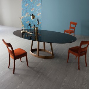 Mesa Greeny ovalada de Bonaldo. Mobiliario de diseño italiano ideal.