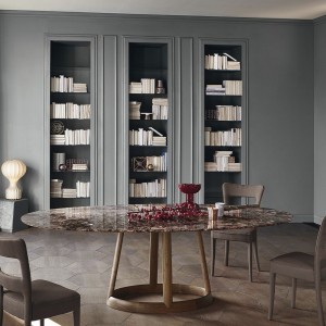 Mesa Greeny ovalada de Bonaldo. Mobiliario de diseño italiano ideal.