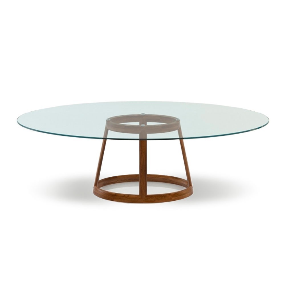 Mesa Greeny ovalada de Bonaldo. Mobiliario de diseño italiano ideal.