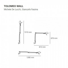 Aplique Tolomeo wall Artemide