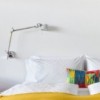 Tolomeo wall led de Artemide. Lámpara en cuerpo de aluminio pulido.