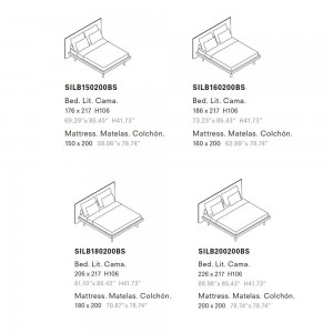 Cama Silence suspendida Joquer. Camas cómodas de diseño moderno para tu dormitorio.