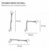 Tolomeo micro Led wall de Artemide. Tienda online lámparas modernas.