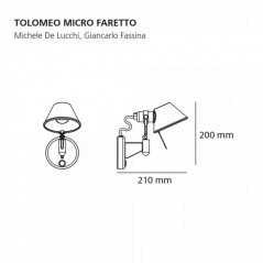 Aplique Tolomeo Faretto Micro Artemide
