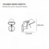 Tolomeo micro faretto de Artemide. Tienda online lámparas modernas.