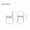 Silla Terra wood de Omelette ed. Sillas originales ideales para interiores.