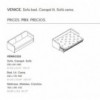 Sofá Cama Venice Joquer. Sofás camas de diseño moderno para tu dormitorio.