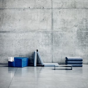 Pouf Bingo modular para dormitorio de Softline. Sillones y pouf de diseño.