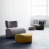 Mecedora moderna Apollo escultural para dormitorio juvenil de Softline.