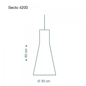 Lampara Colgante moderna Secto 4200
