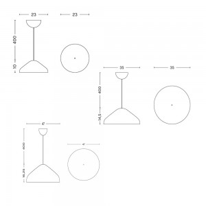 Lámpara de suspensión Pao acero Hay. Excelente lampara de LED para salón.