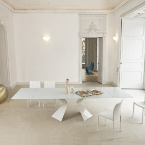 Mesa Prora extensible de Bonaldo. Mobiliario de diseño para interiores.
