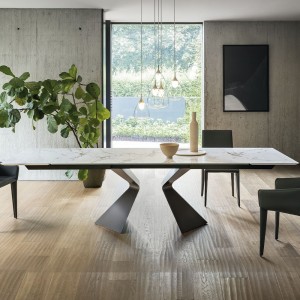 Mesa Prora extensible de Bonaldo. Mobiliario de diseño para interiores.
