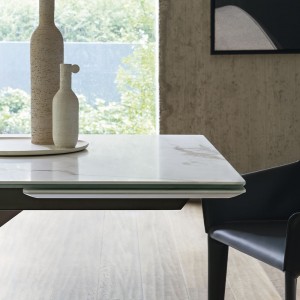 Mesa Prora extensible de Bonaldo. Mobiliario de diseño para interiores.