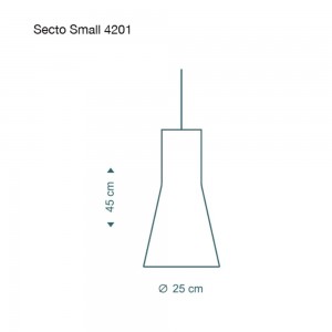Lampara Colgante moderna Secto Small 4201