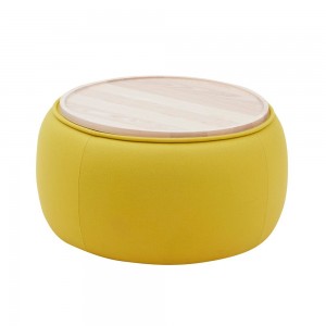 Pouf moderno Conga para salón de Softline. Butacas y poufs de diseño nórdico.