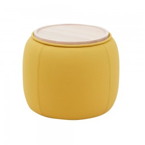 Pouf moderno Conga para salón de Softline. Butacas y poufs de diseño nórdico.