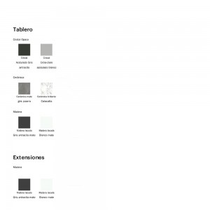 Mesa Zen extensible de Bonaldo. Mobiliario de diseño moderno italiano.