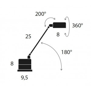 Lámpara de sobremesa moderna Daphinette Portatile Led de Tommaso Cimini