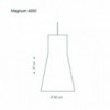 Lampara Colgante moderno Secto Magnum 4202