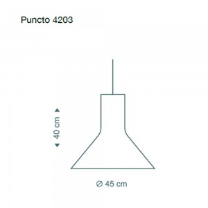Lampara Colgante moderno Secto Puncto 4203