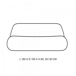 Sofá moderno y relajante Fluid de Softline. Sillones y sofás de diseño nórdico.