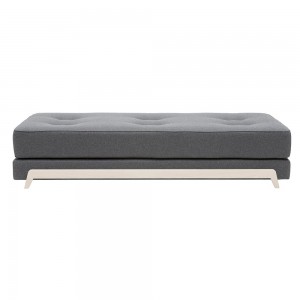 Sofá cama elegante Frame para dormitorio de Softline. Sofacamas de una y dos plazas.